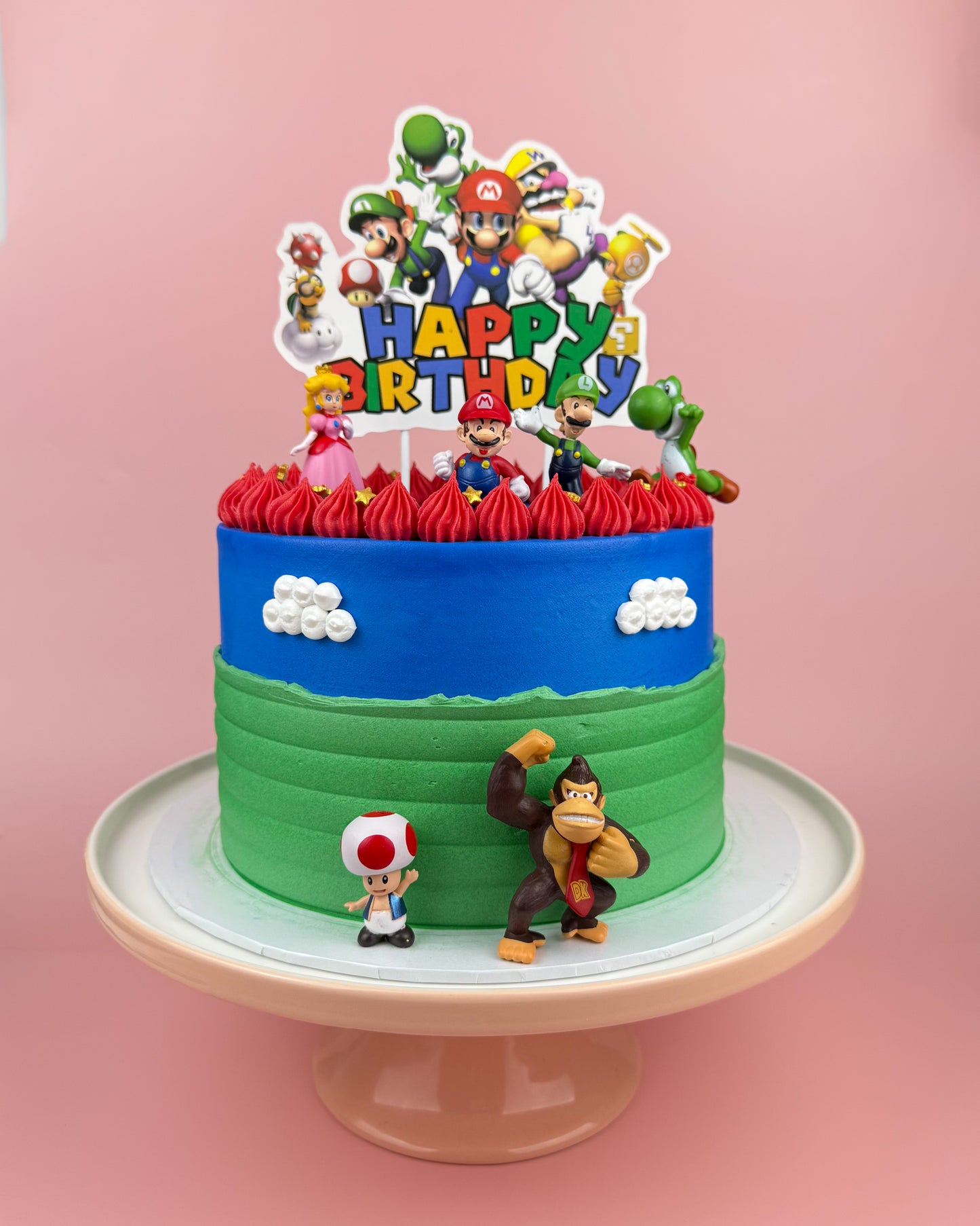 New Super Mario Birthday Cake