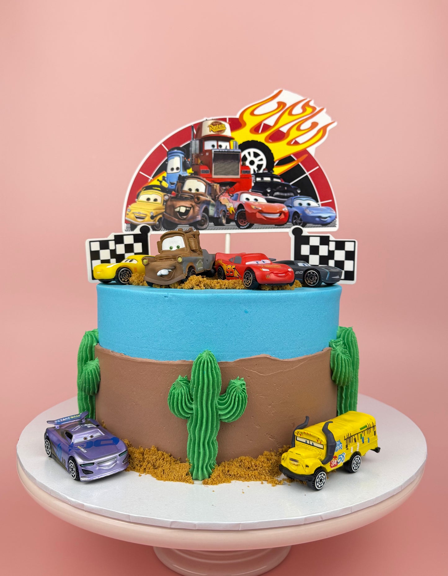 New Cars Birthday Cake