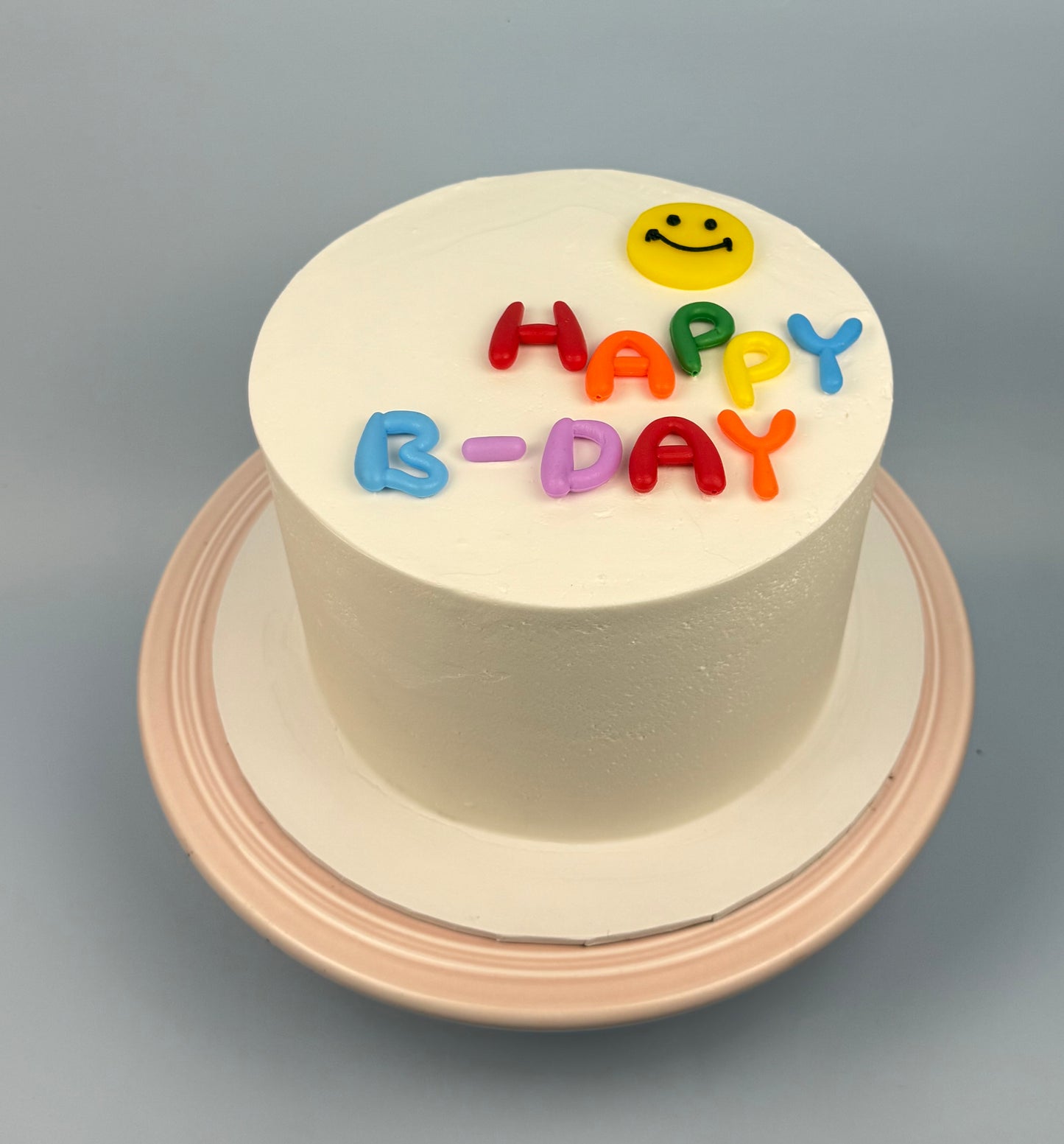 Smiley Birthday Gelato Cake