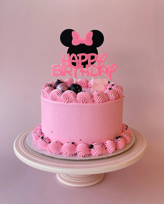 Minnie Mouse sponge Birthday Cake - bannos cakes-sydney delivery