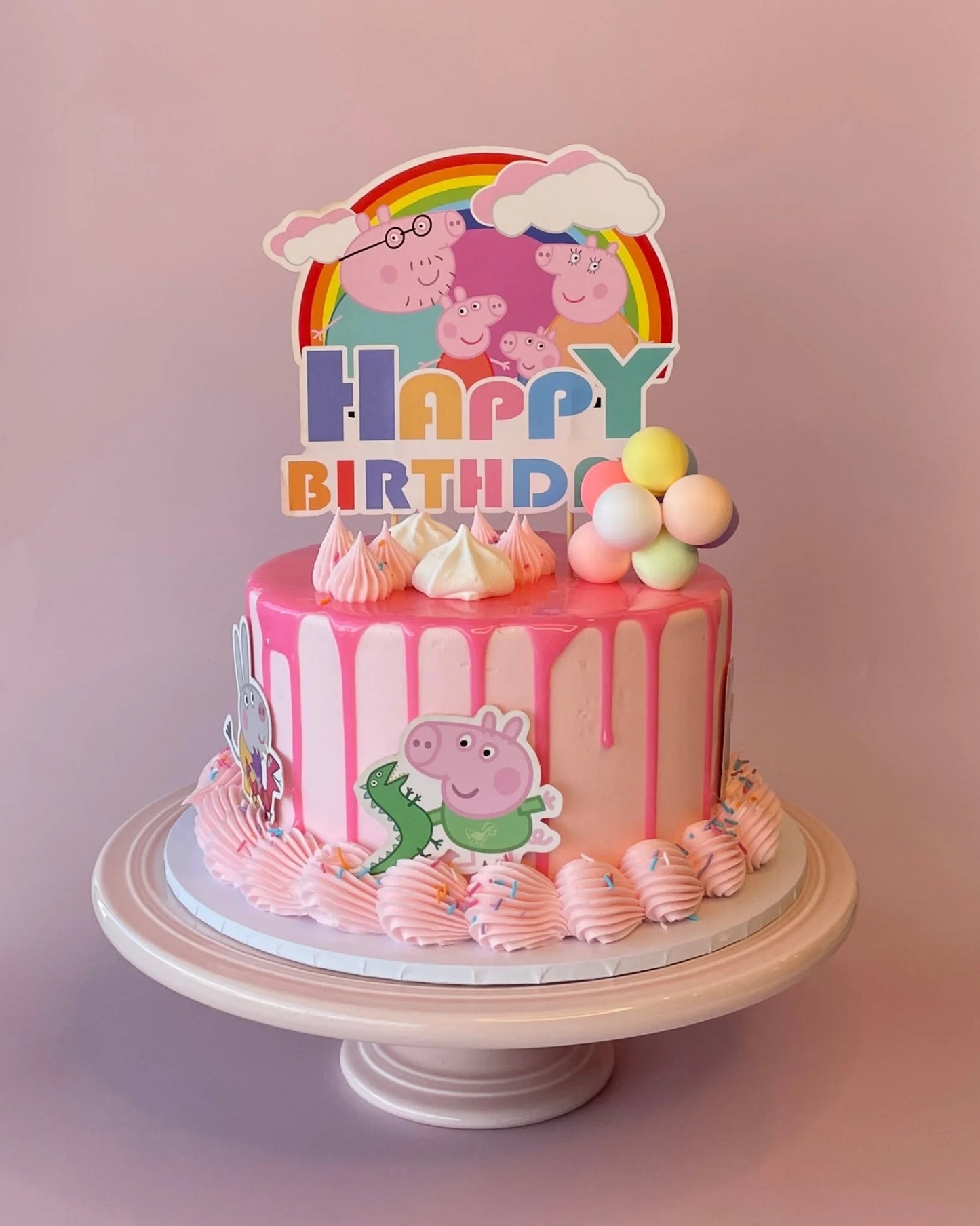 Peppa Pig Birthday Cake-bannos cakes-sydney delivery