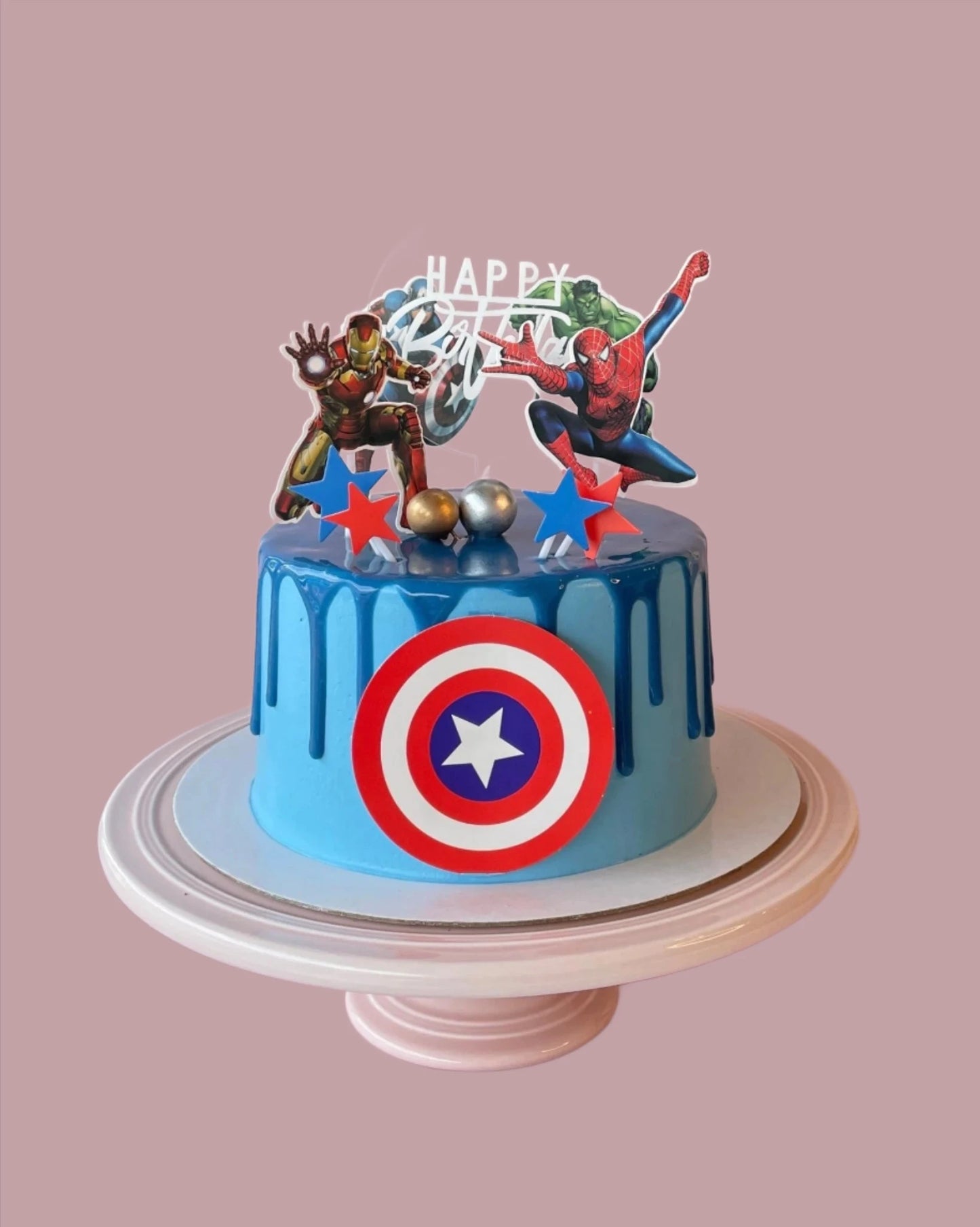 The Avengers Birthday Cake-bannos cakes-sydney delivery