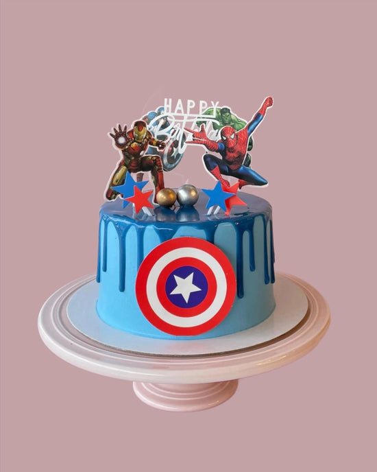 The Avengers Birthday Cake-bannos cakes-sydney delivery