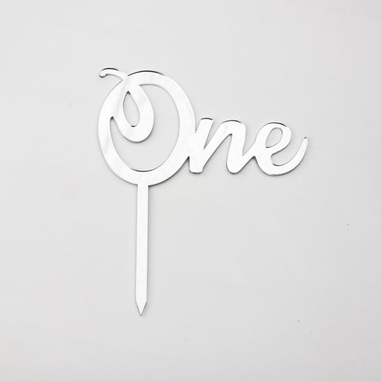 One Cake Topper - bannos