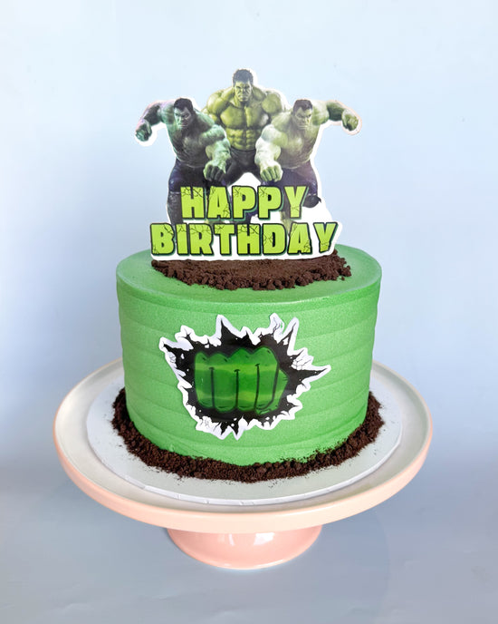 Hulk Gelato Cake