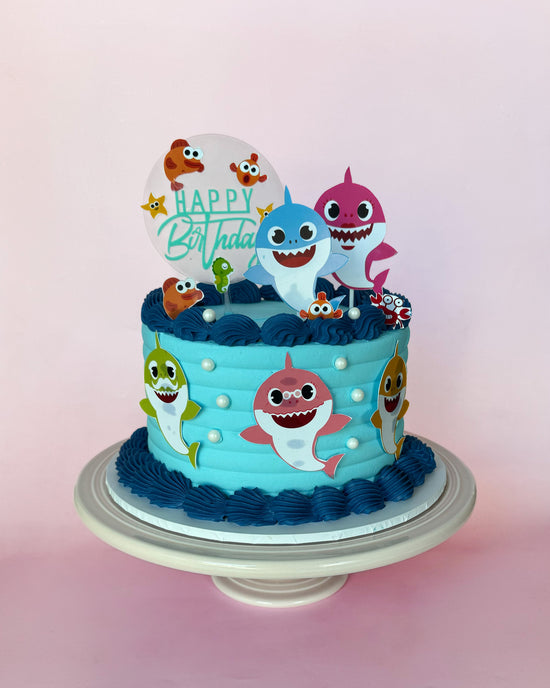 Baby Shark Birthday Cake