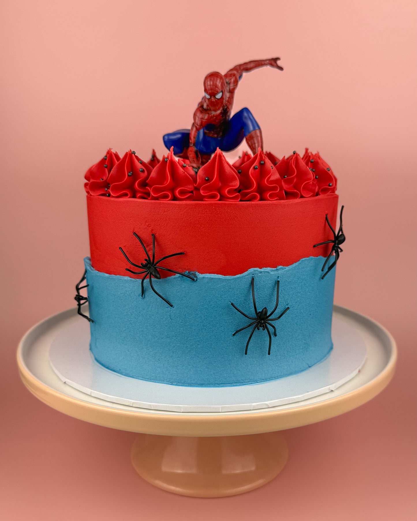 New Spiderman Birthday Cake