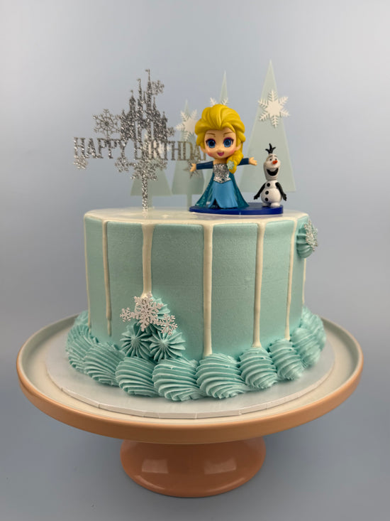 New Elsa and Olaf Gelato Cake