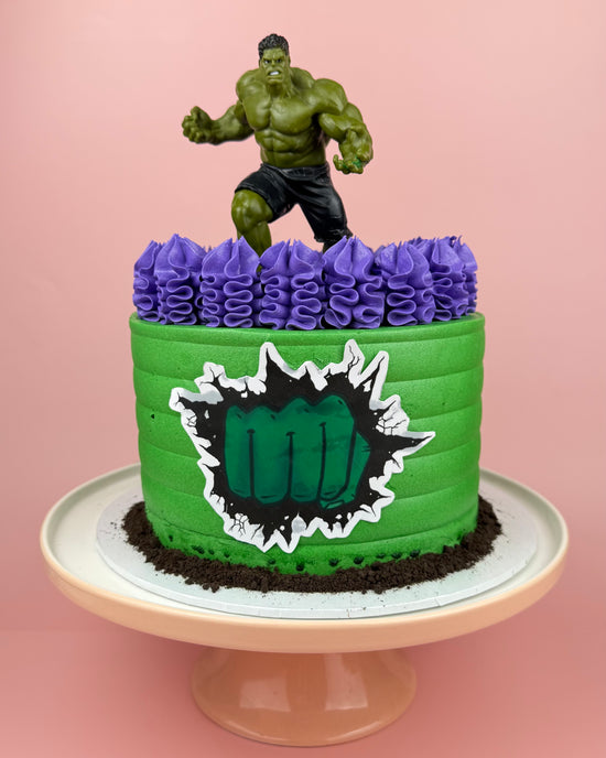 New Hulk Birthday Cake