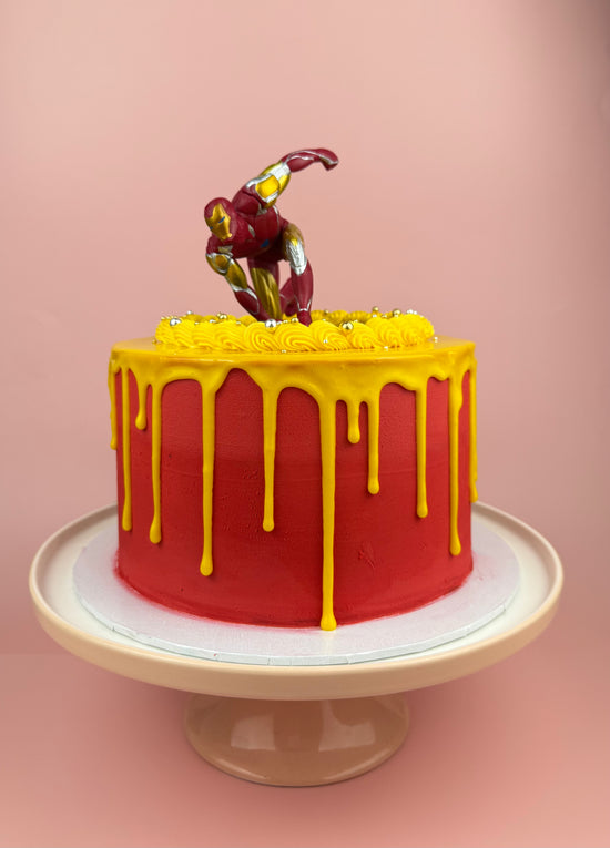 New Iron Man Birthday Cake