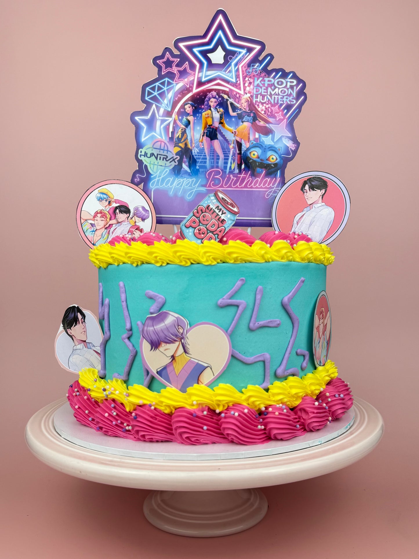 kPop Demon Birthday Cake