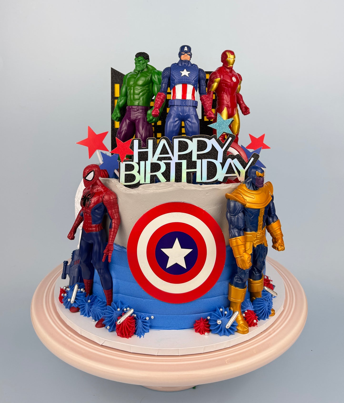 New Avengers Gelato Cake