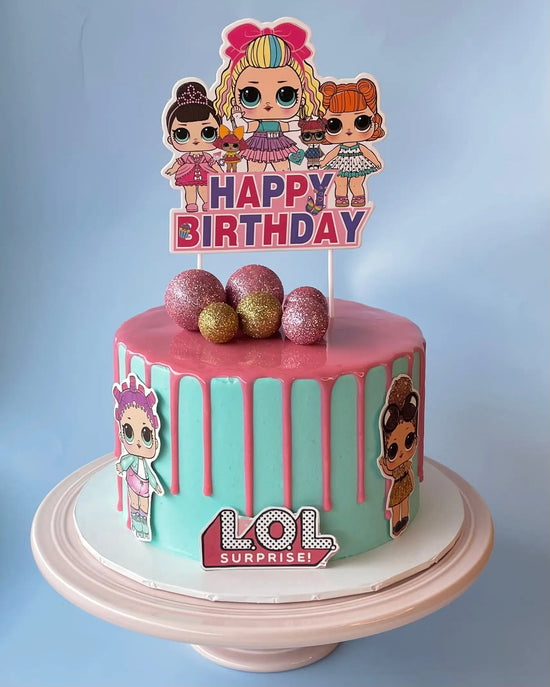 LOL gelato Birthday Cake-bannos cakes-sydney delivery