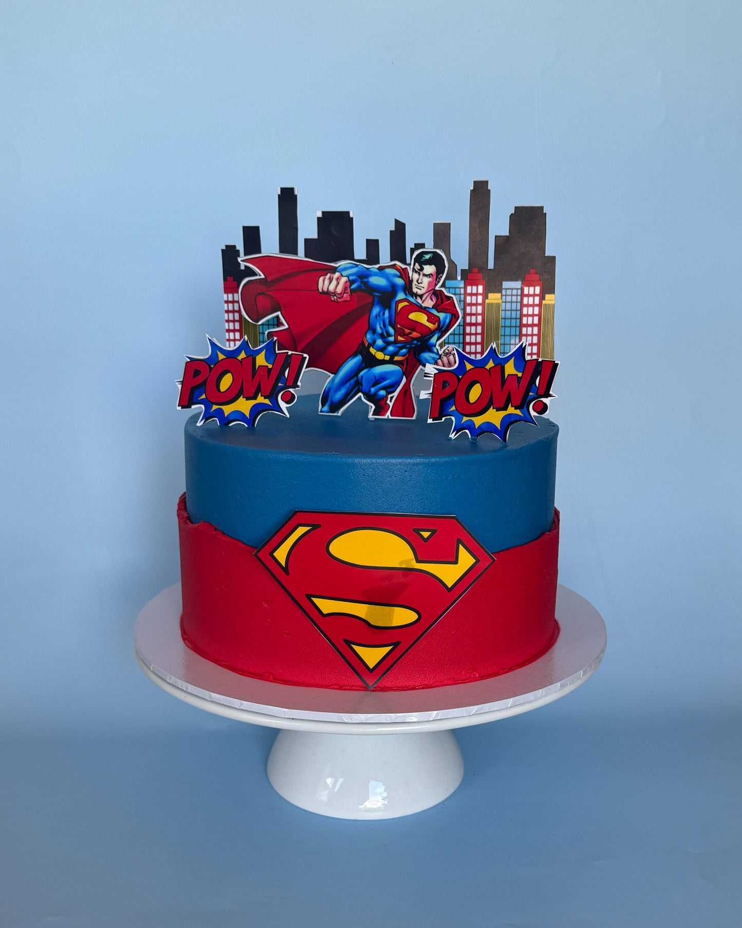 Superman Gelato Cake