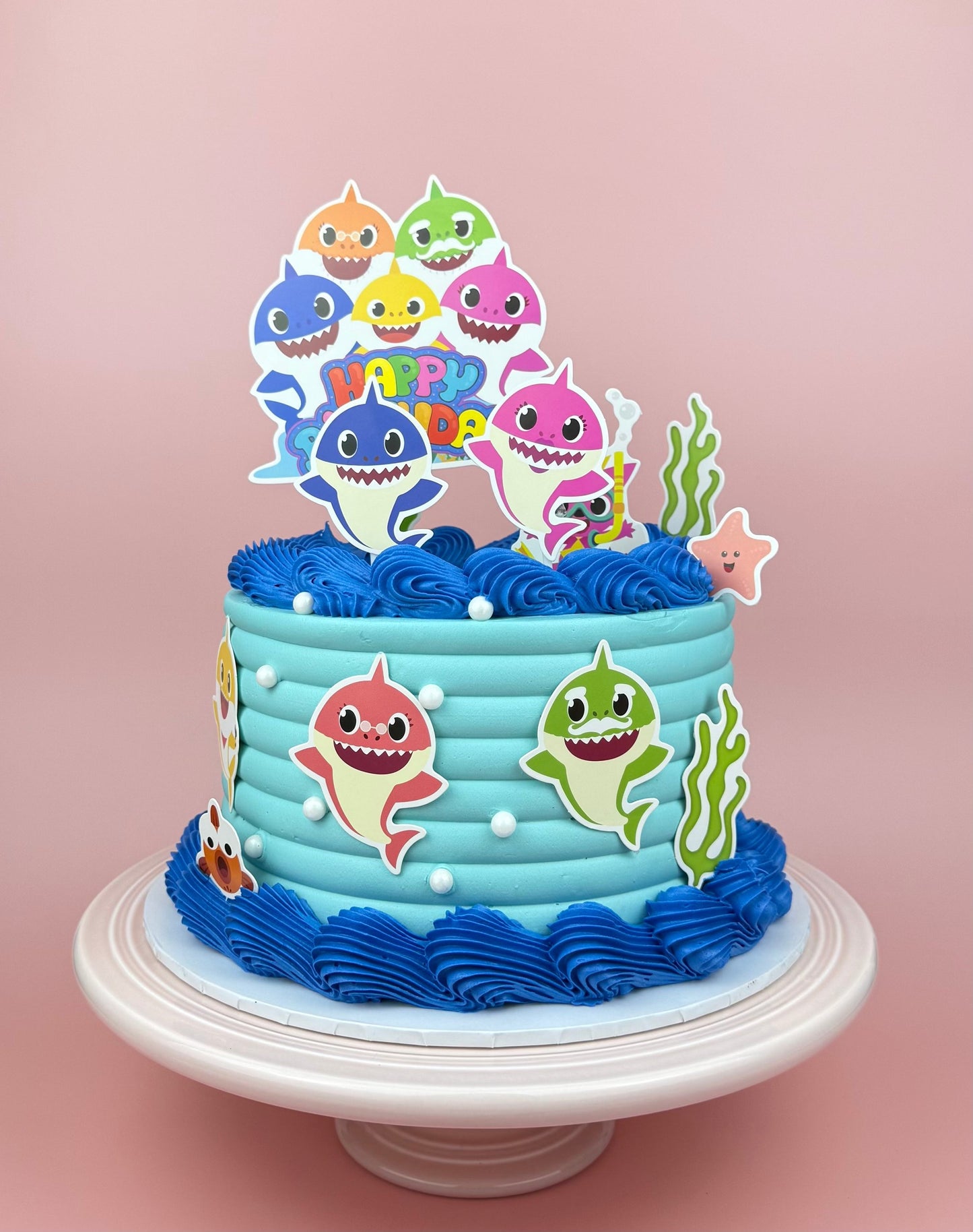 Baby Shark Birthday Cake by Bannos