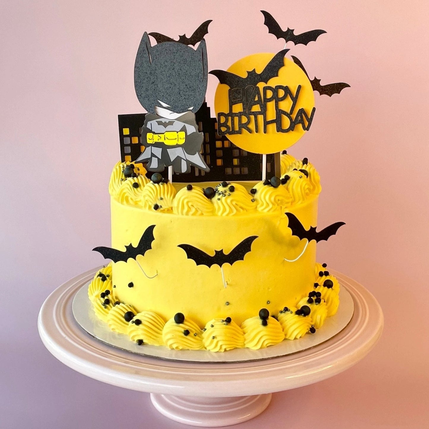 batman sponge cake-bannos cakes-sydney delivery