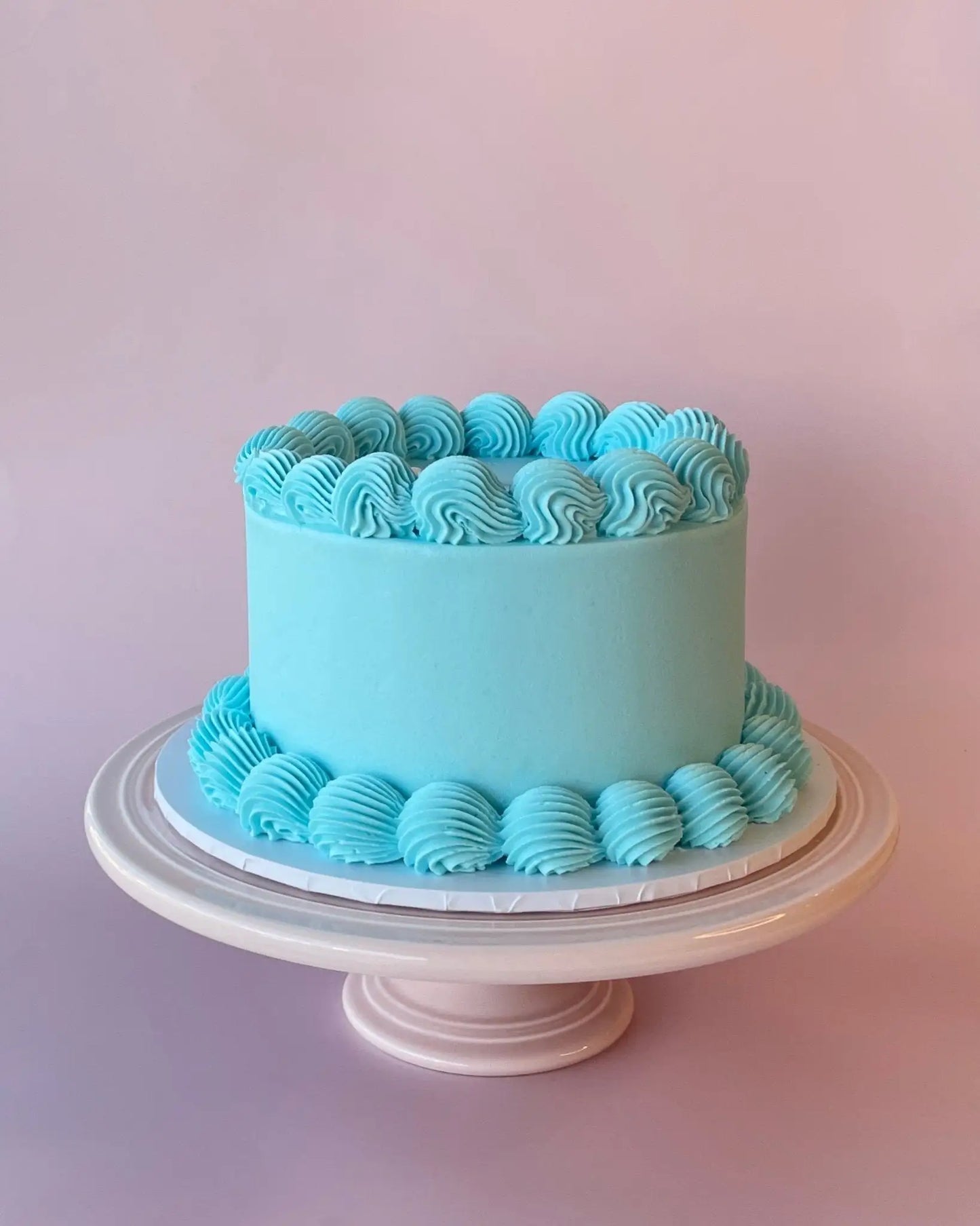 blue personalise sponge cake-bannos cakes-sydney delivery.