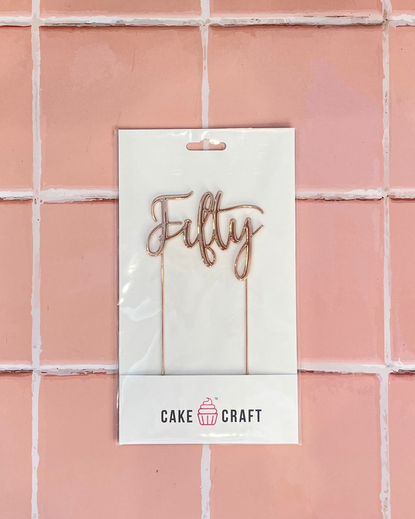 Fifty Rose Gold Topper by Bannos