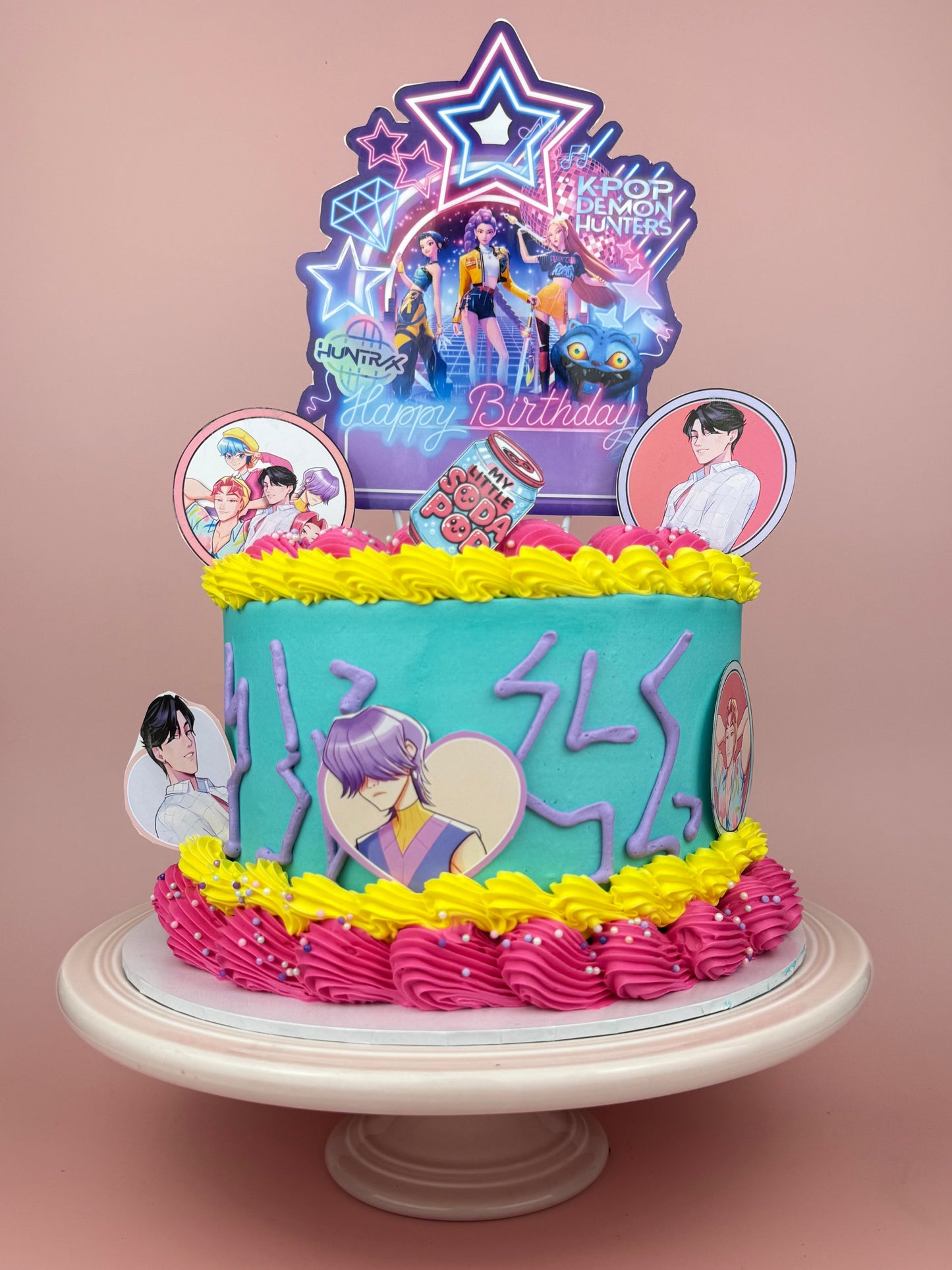 kPop Demon Birthday Cake by Bannos