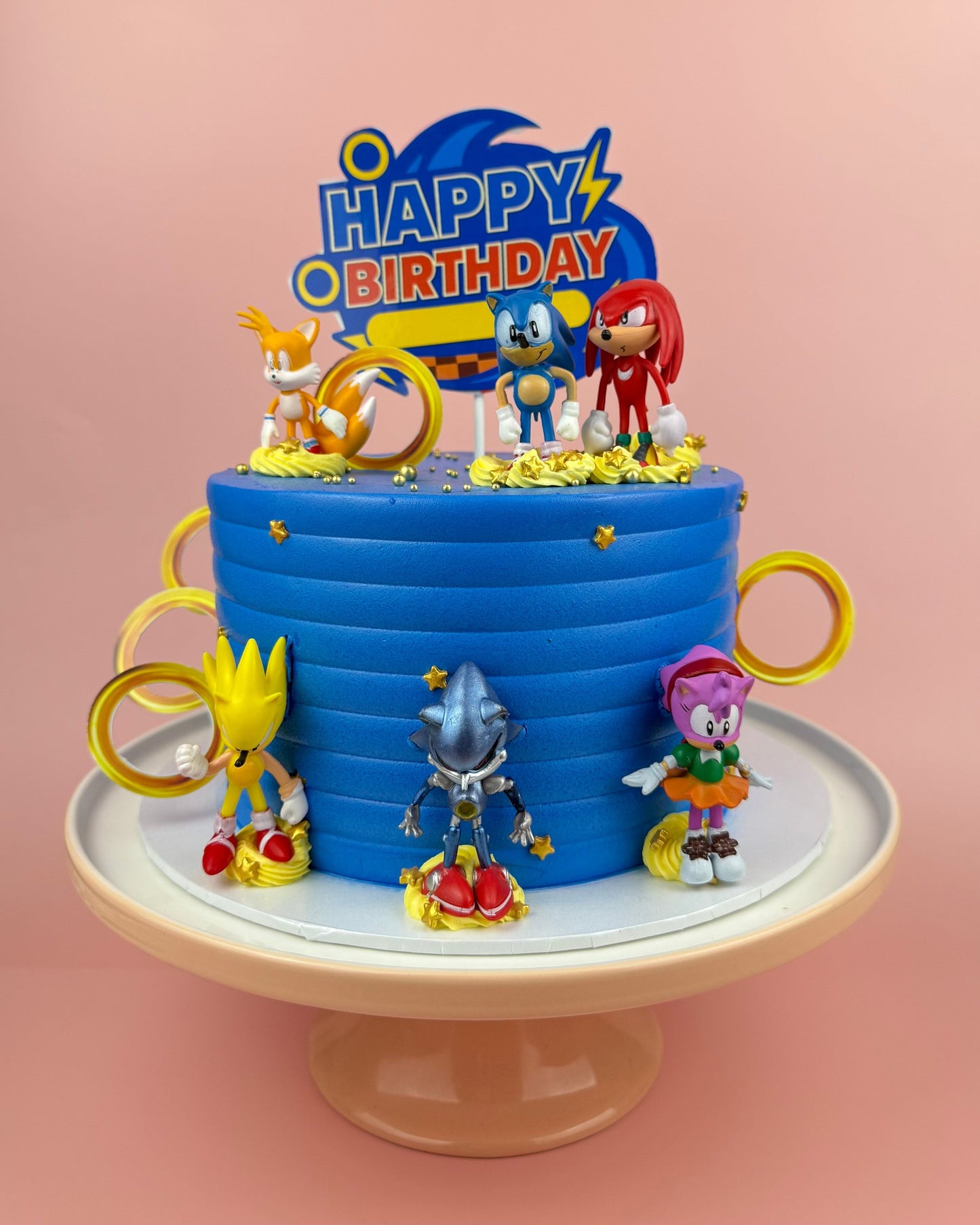 New Sonic Birthday Cake by Bannos