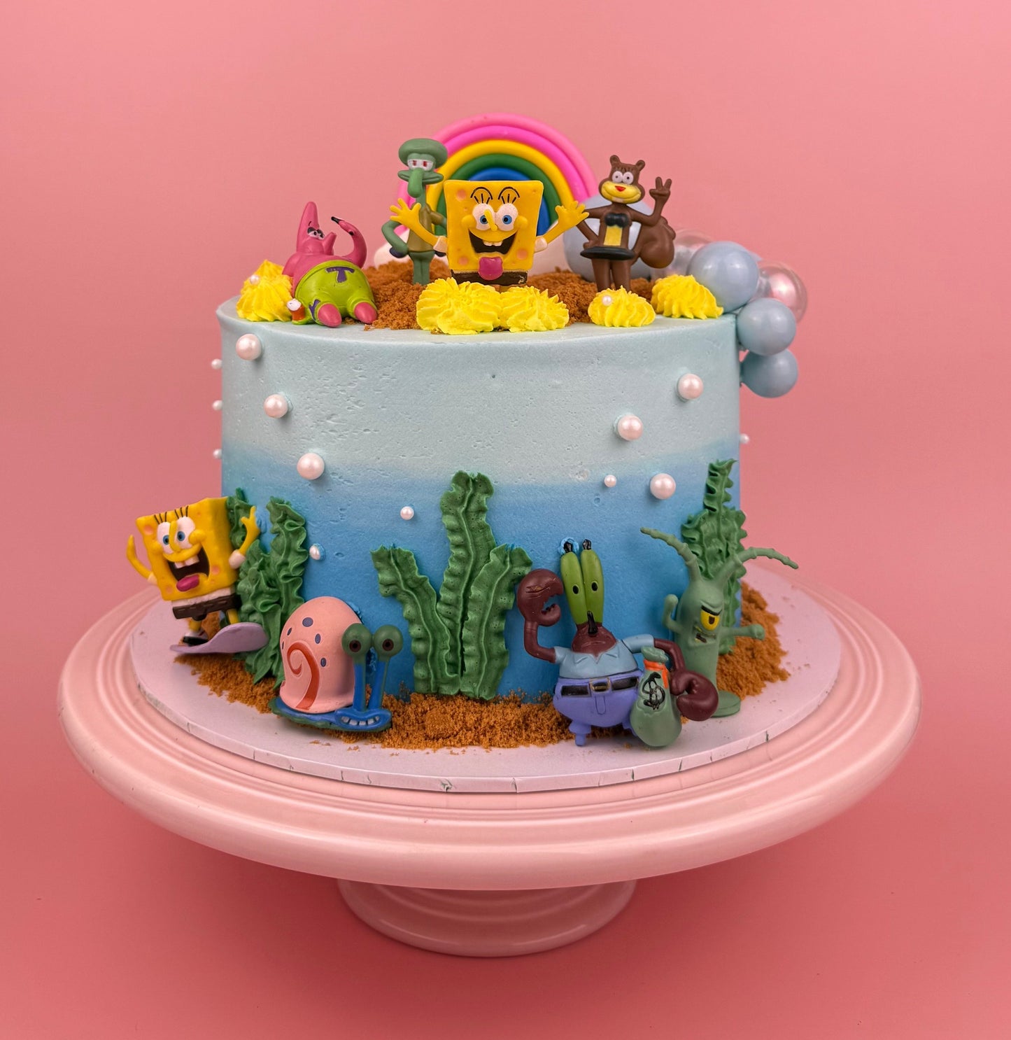 New Spongebob Birthday Cake by Bannos