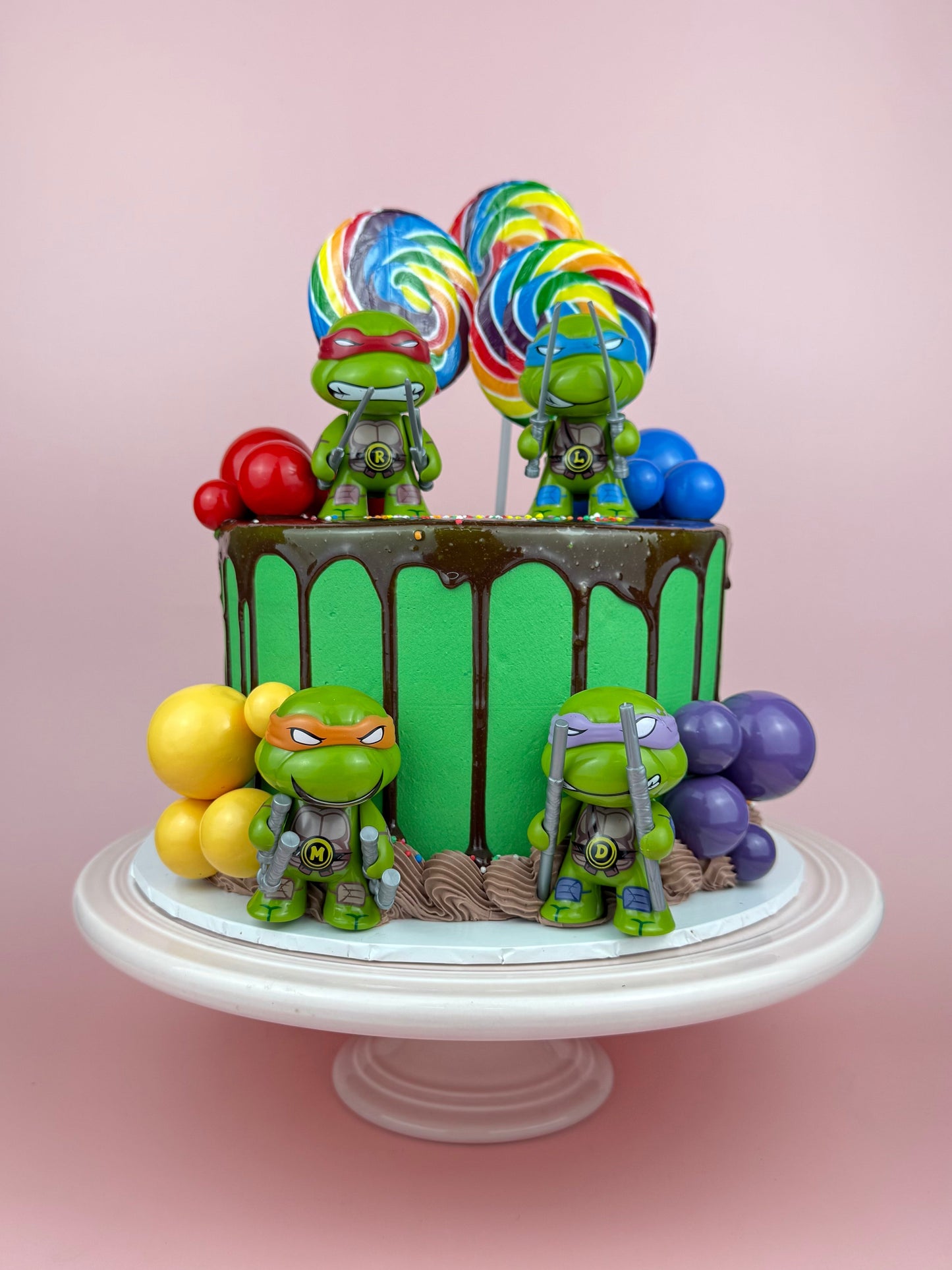 Ninja Turtles Birthday Cake by Bannos