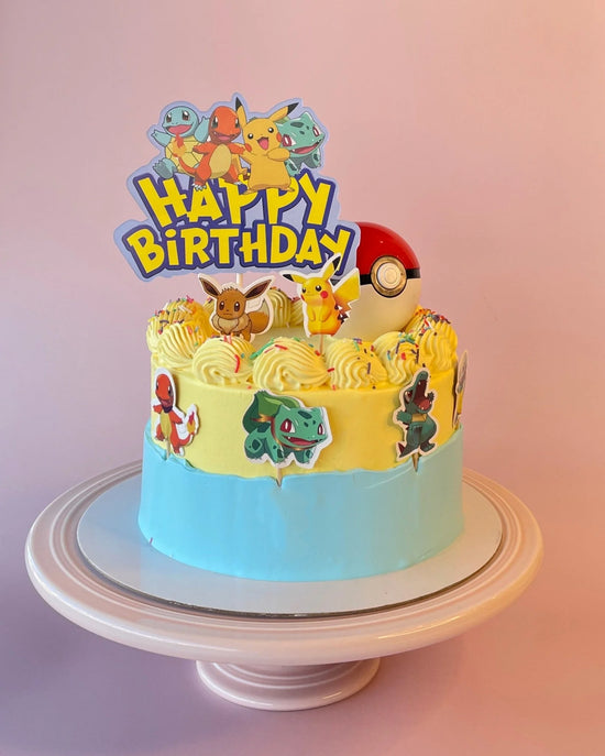 Pokemon Birthday Cake - bannos cakes-sydney delivery