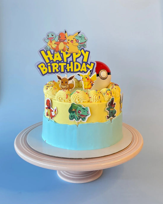 Pokemon Birthday Cake - bannos cakes-sydney delivery