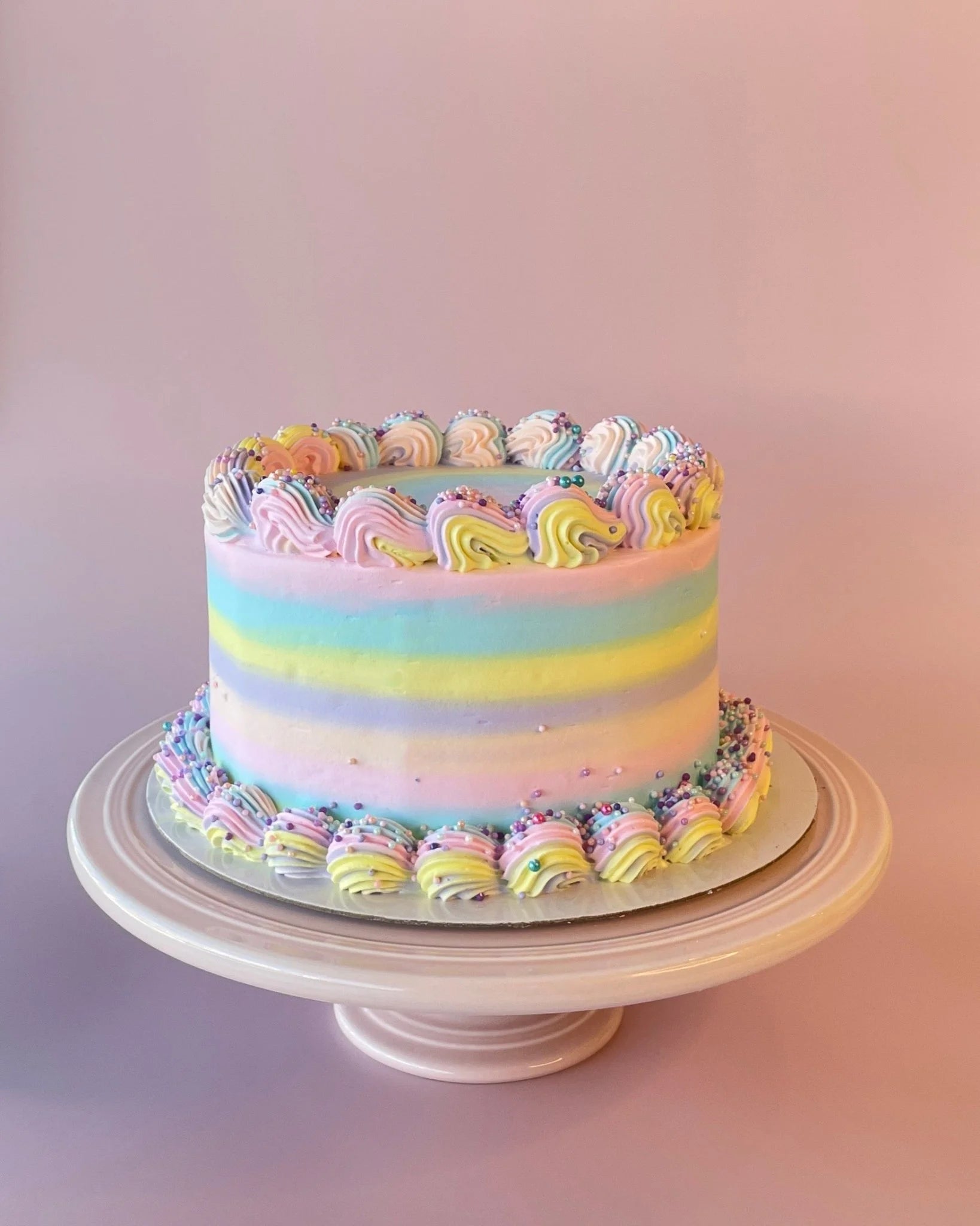 Rainbow Birthday Cake