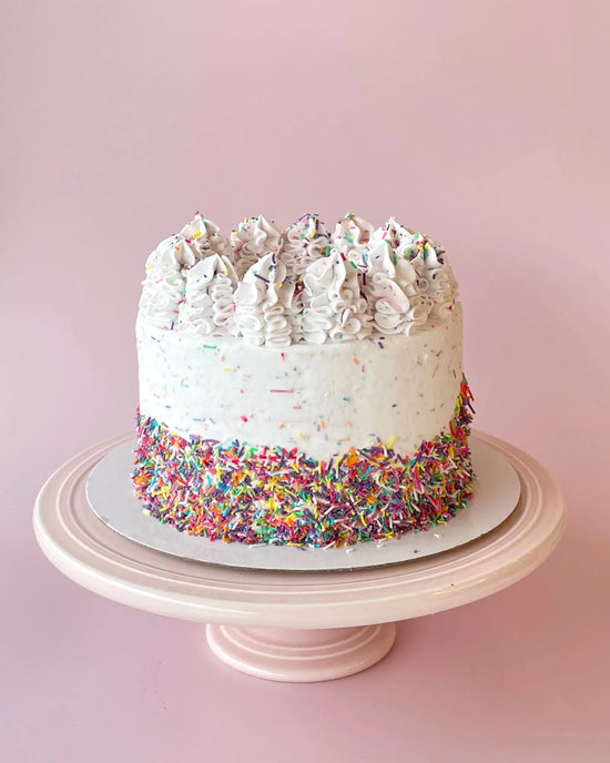 Rainbow Funfetti Cake-bannos cakes-sydney delivery