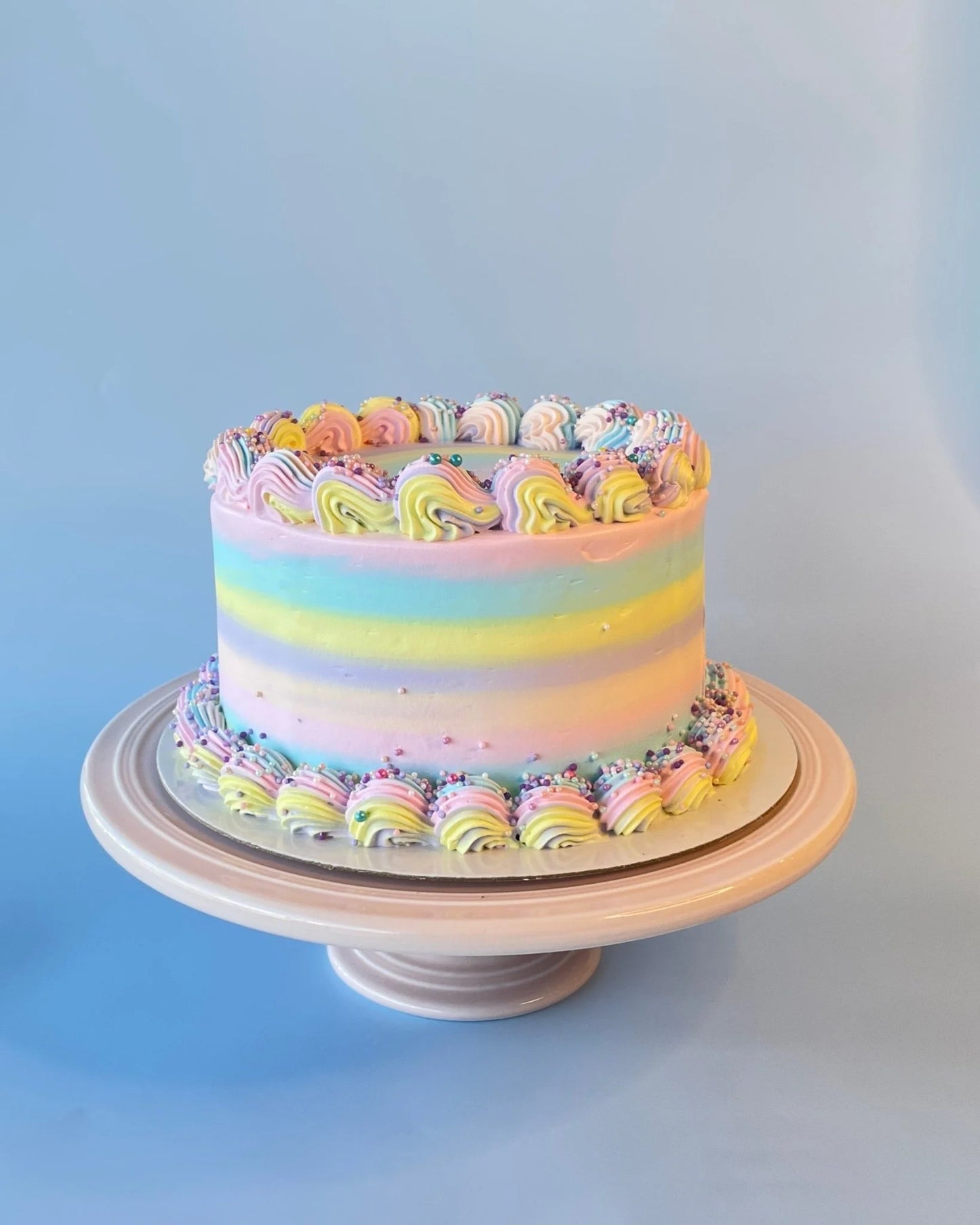 Rainbow Gelato Cake-bannos cakes-sydney delivery