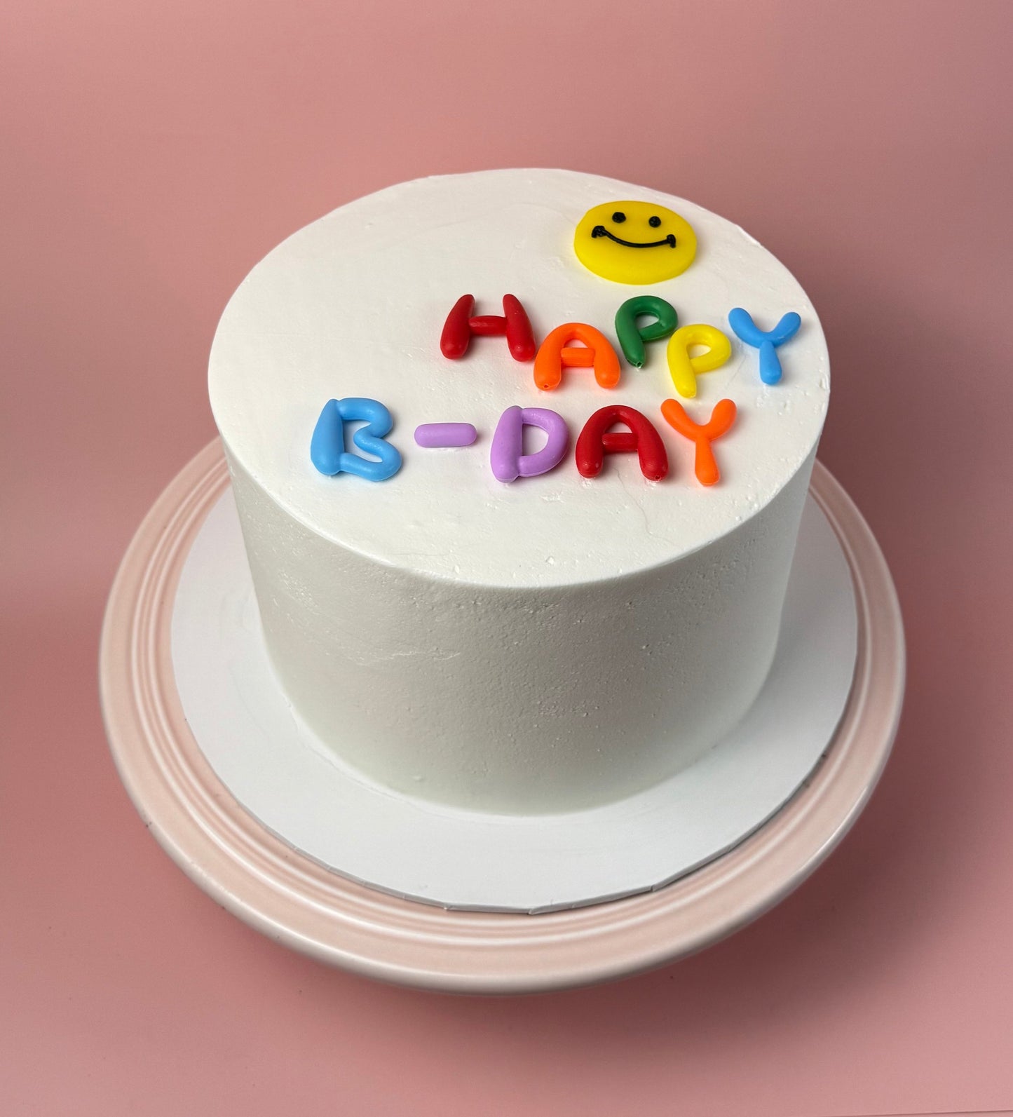 Smiley Birthday Cake by Bannos