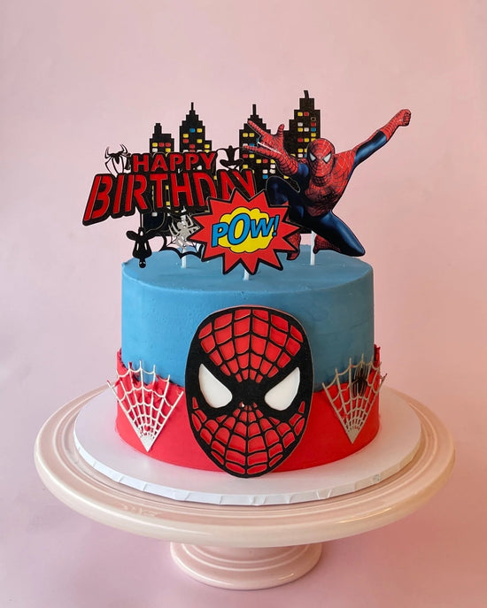 Spiderman Birthday Cake-bannos cakes-sydney delivery