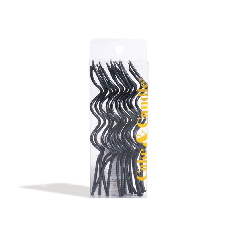 Swirly Candles Black