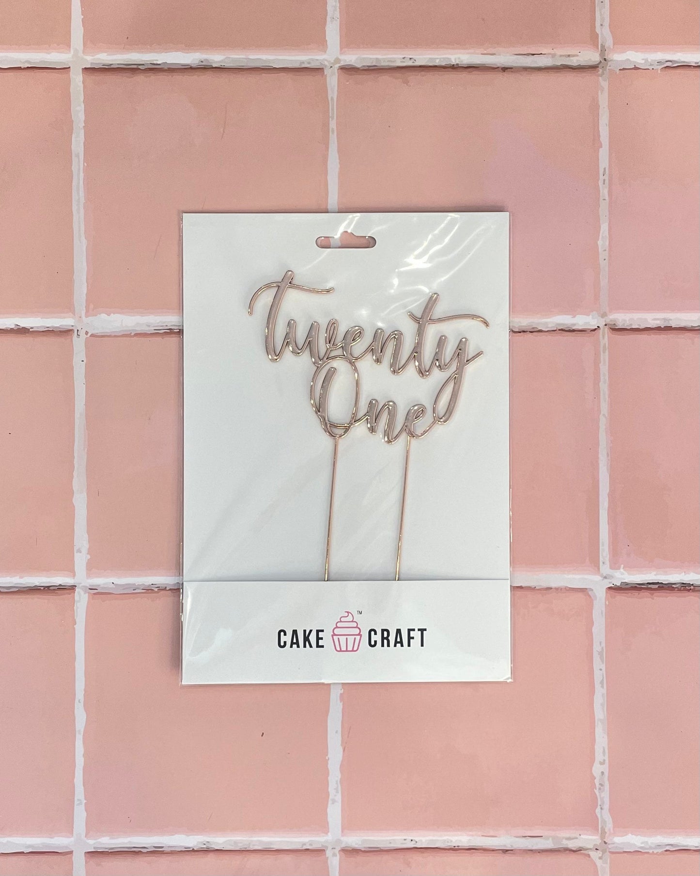 Twenty One Rose Gold Topper by Bannos