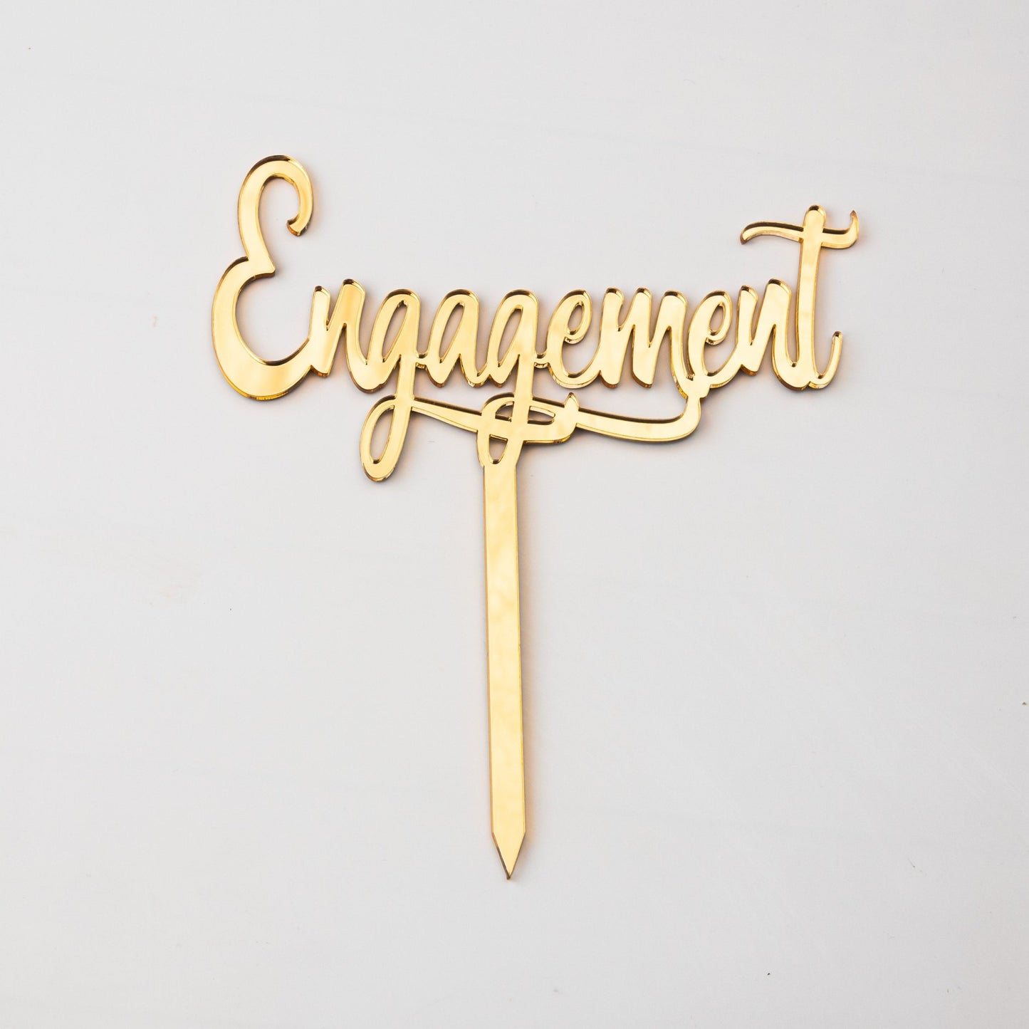 Couple Names Engagement Cake Topper | Bridal Bling