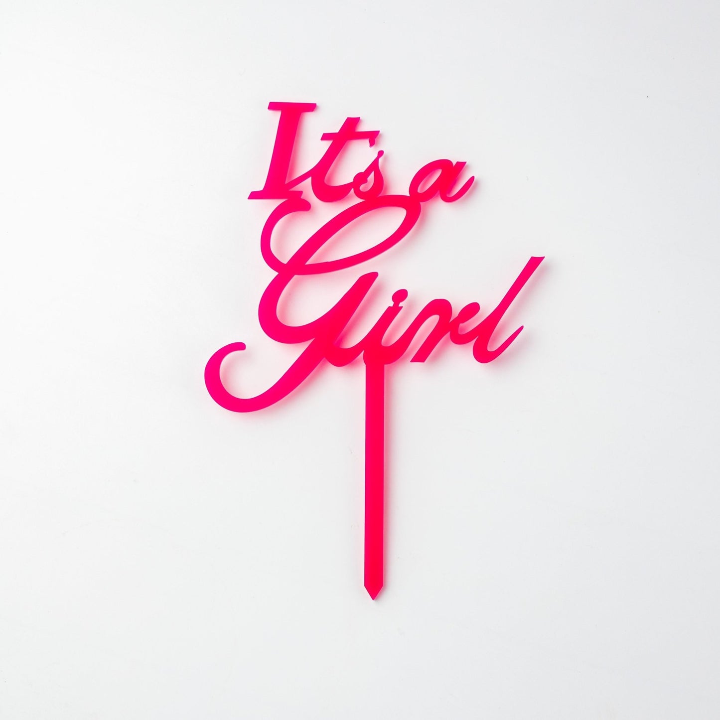 It's a Girl Cake Topper - bannos
