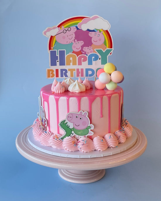 Peppa Pig Gelato Cake - bannos